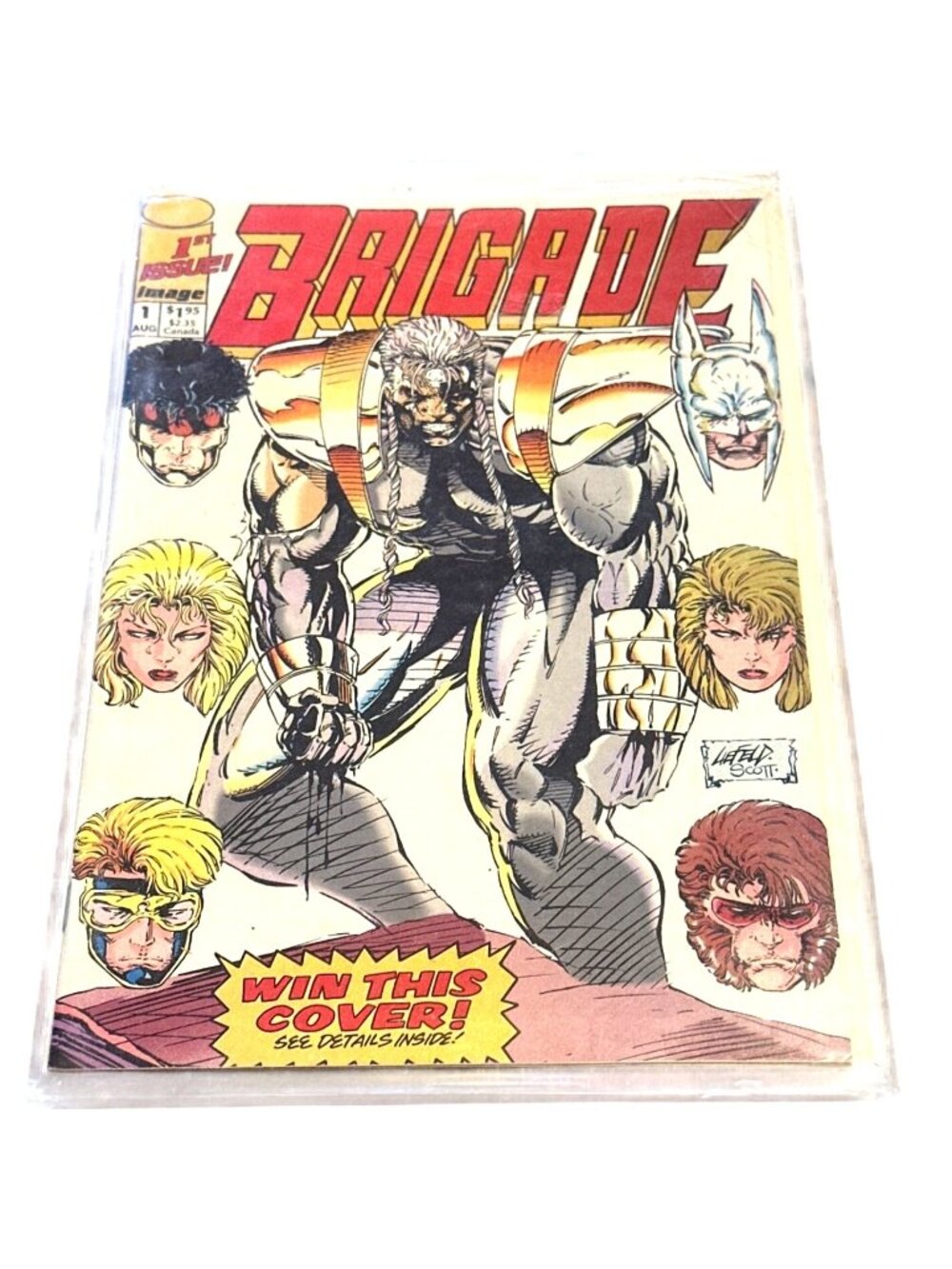 Brigade #1 First Issue Image Comics August 1992 By Rob Liefeld Bagged & Boarded